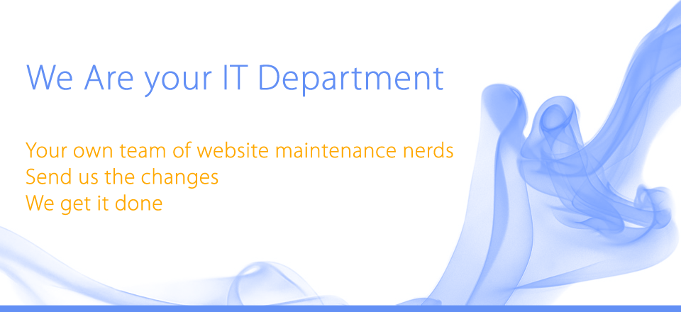 We Are your IT Department